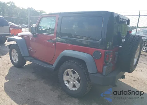 2011 Jeep Wrangler Sport из США, поврежденный, VIN 1J4AA2D16BL540853